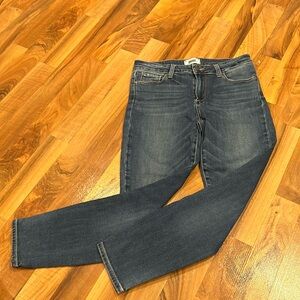 PAIGE Women's Skinny Jeans in Dark Blue